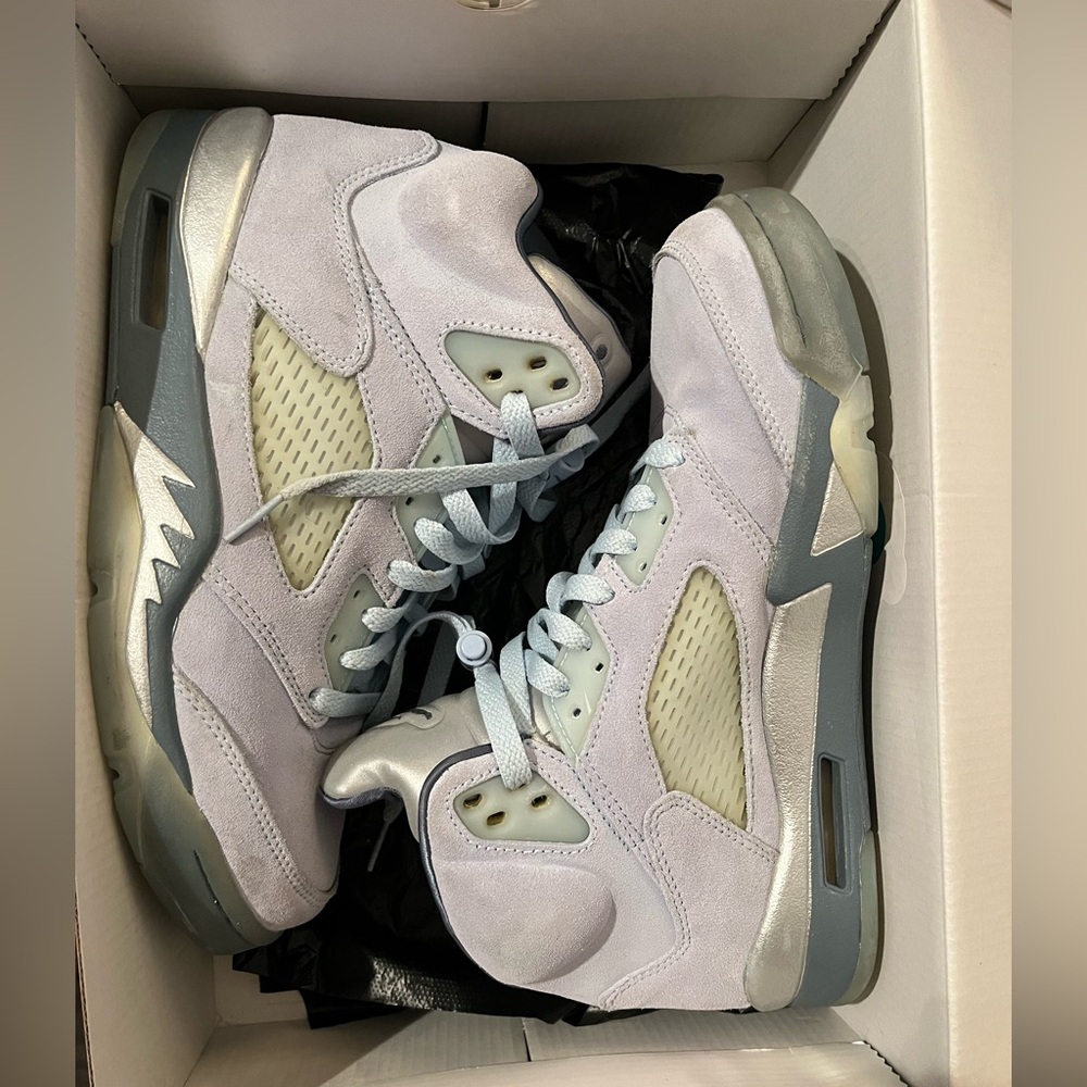 Air Jordan 5 Retro Ice Blue – Women’s Size 9W/7.5Men – Excellent Condition - Picture 7 of 10